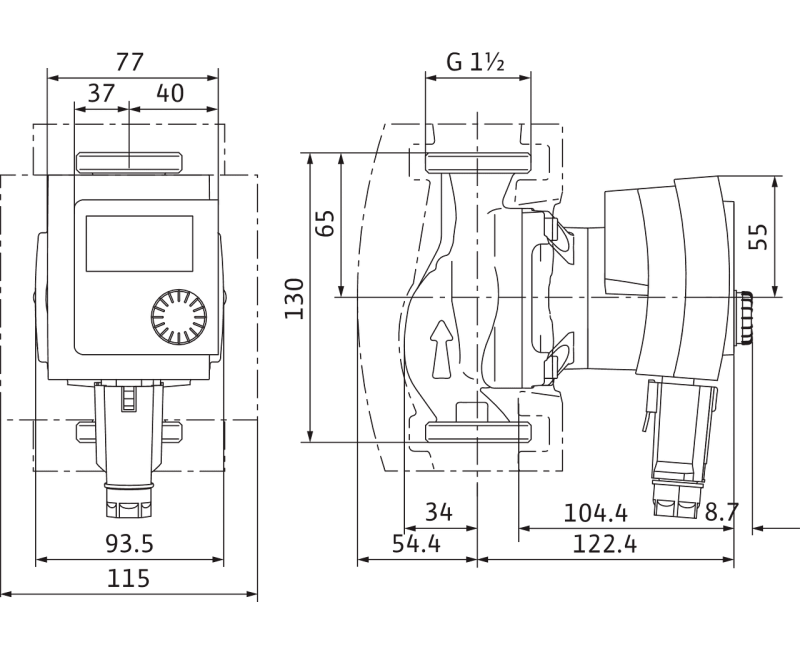 WILO Циркуляционный насос Stratos Pico 25/1-4 130, 4216617