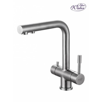 Blue Water Zara Inox Смеситель для кухни с подключением фильтра
