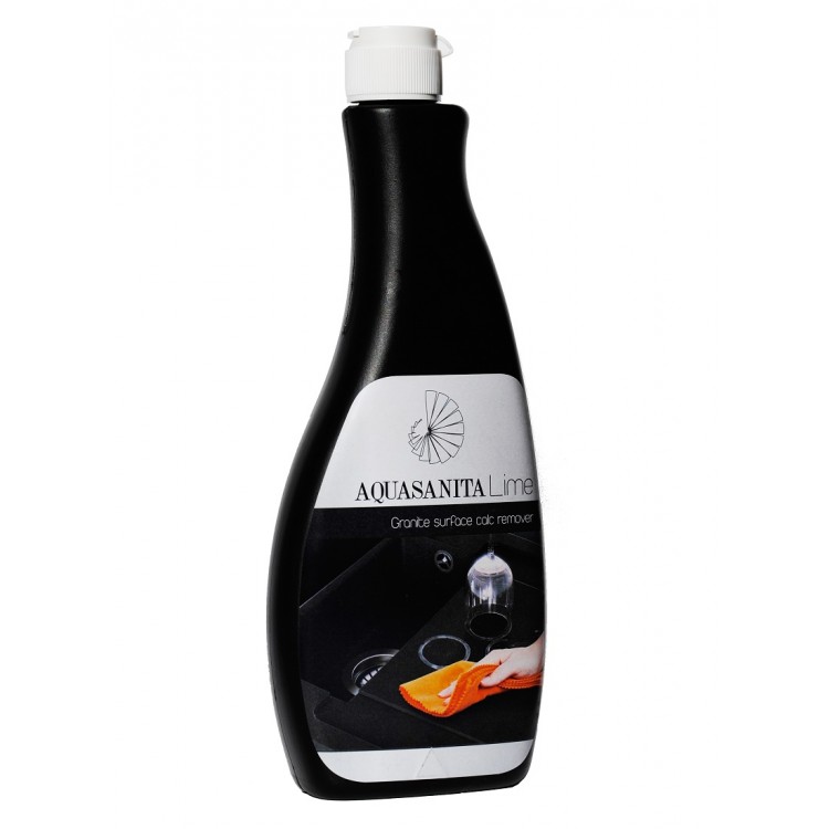 AQUASANITA LIME tīrīšanas līdzeklis akmens masas izlietnēm 500ml AQUASANITA LIME tīrīšanas līdzeklis akmens masas izlietnēm 500ml