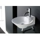 Bathco Vannas istabas izlietne Biarritz 38x44cm, uzliekamā 0009B Bathco Vannas istabas izlietne Biarritz 38x44cm, uzliekamā 0009B