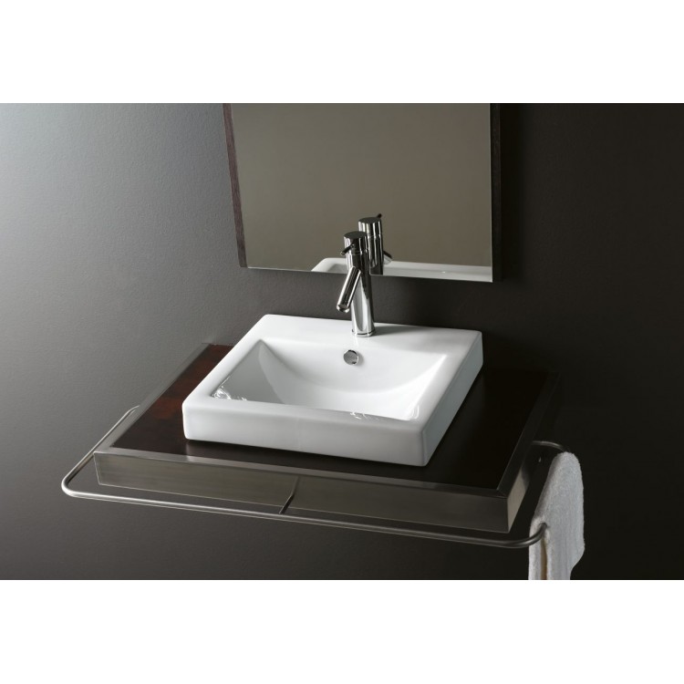 Bathco Vannas istabas izlietne Capri 51x47сm, uzliekamā 0011 Bathco Vannas istabas izlietne Capri 51x47сm, uzliekamā 0011