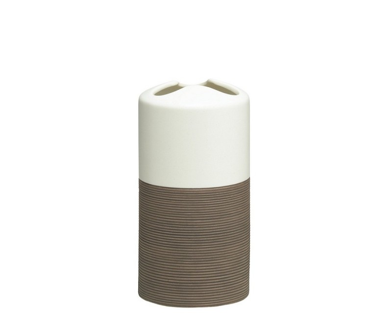 Sealskin Doppio Стакан для зубных щёток, коричневый