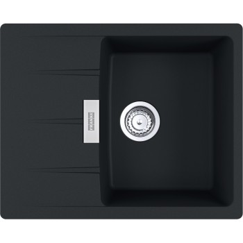 FRANKE Virtuves izlietne CENTRO 62x50 cm, CNG 611-62, melns matēts