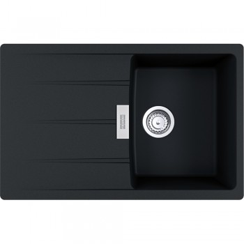 FRANKE Virtuves izlietne CENTRO 78x50 cm, CNG 611-78, onyx