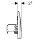 Geberit HyBasic Pisuāra pneimatiskā poga, 115.820.11.5