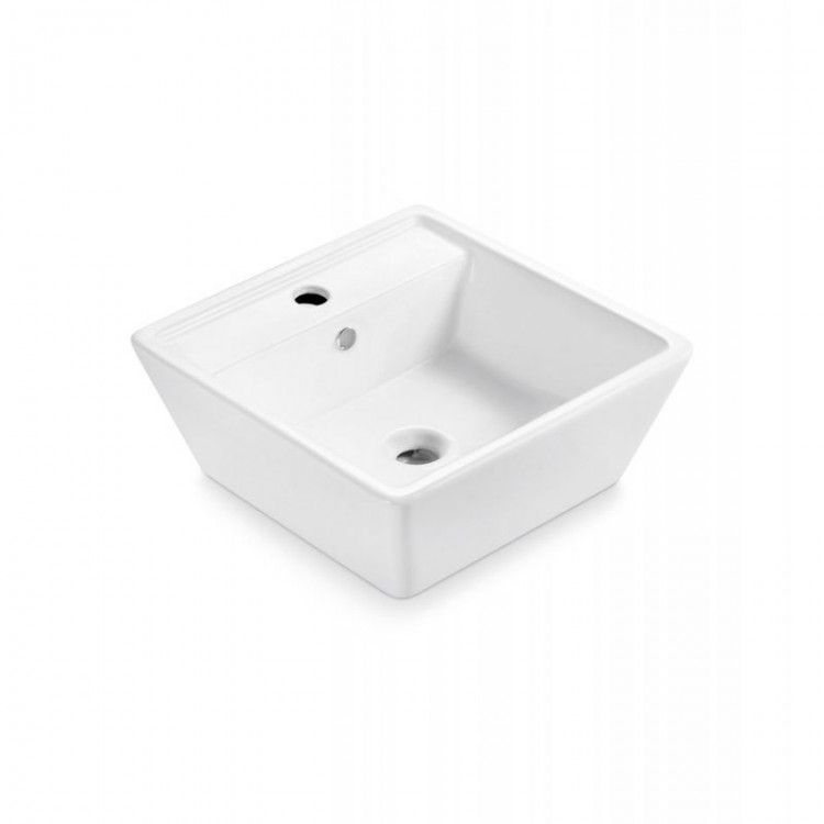 Bathco Vannas istabas izlietne Genova A 42x42cm, uzliekamā 4058 Bathco Vannas istabas izlietne Genova A 42x42cm, uzliekamā 4058