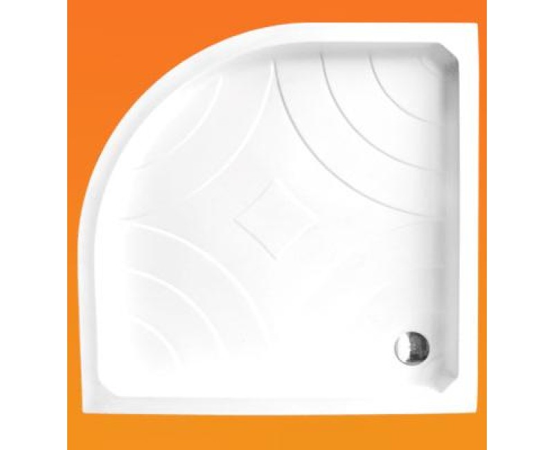 Roltechnik Душевой поддон полукруглый HAWAII-P 800x800, белый