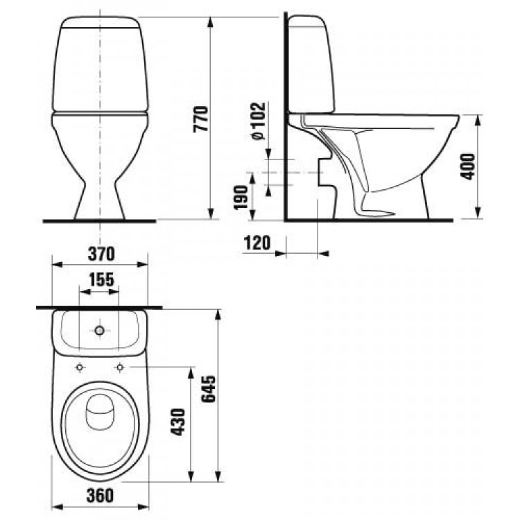 JIKA Lyra Baltic WC bez vāka, H8242860002421 JIKA Lyra Baltic WC bez vāka, H8242860002421