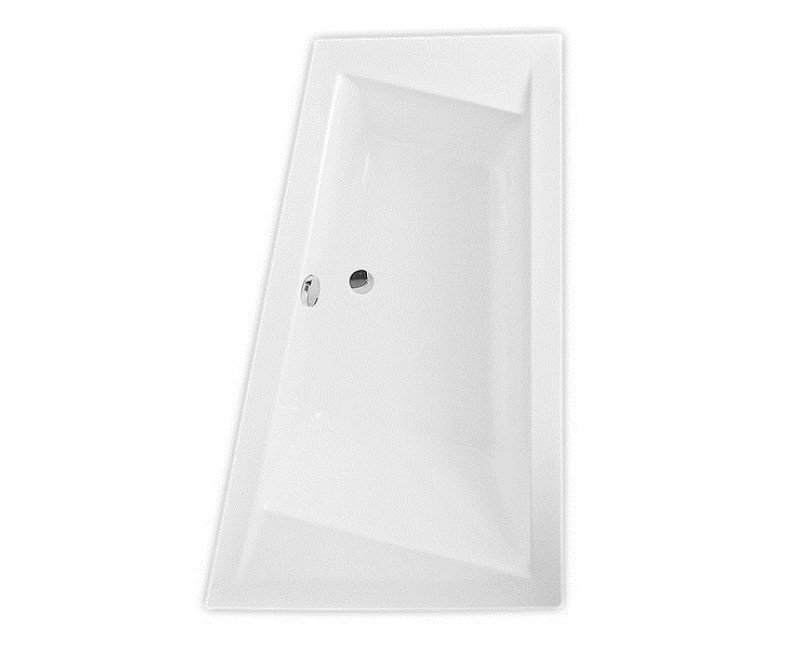 Roltechnik Vanna KUBIC ASYMMETRIC 170x110 cm