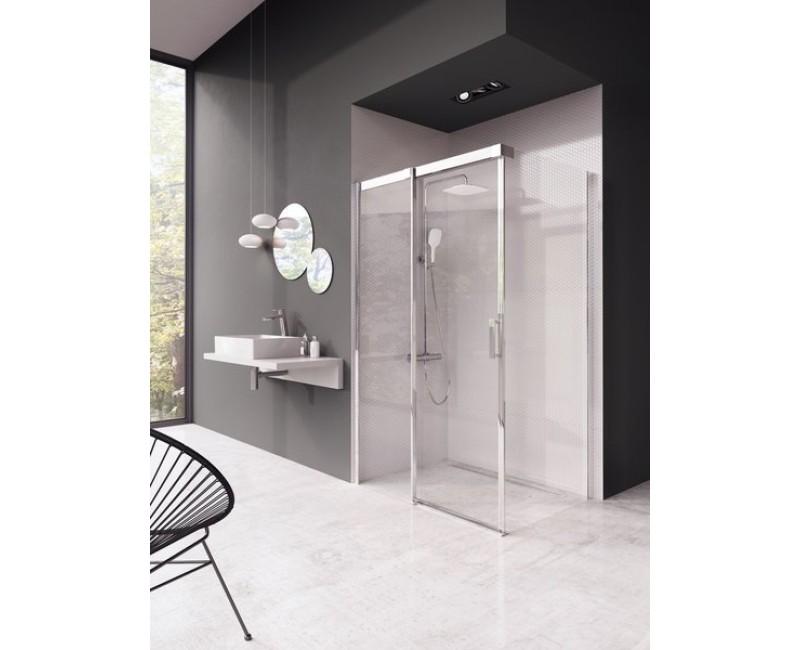 RAVAK Душевой уголок MATRIX MSDPS 100x100cm L, сатин