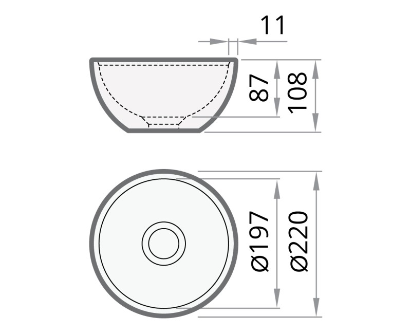 PAA Izlietne DO D=220 mm