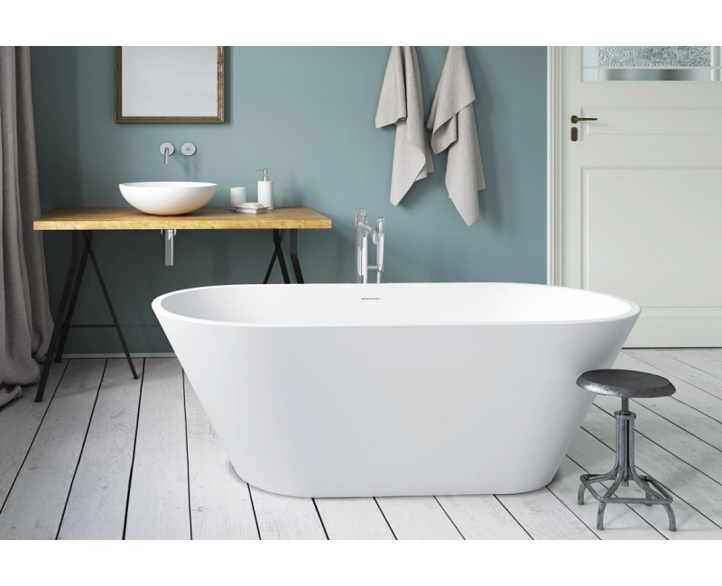 PAA Свободно стоящая ванна DECO NUDO 1660x725, silkstone, matte caffelatte