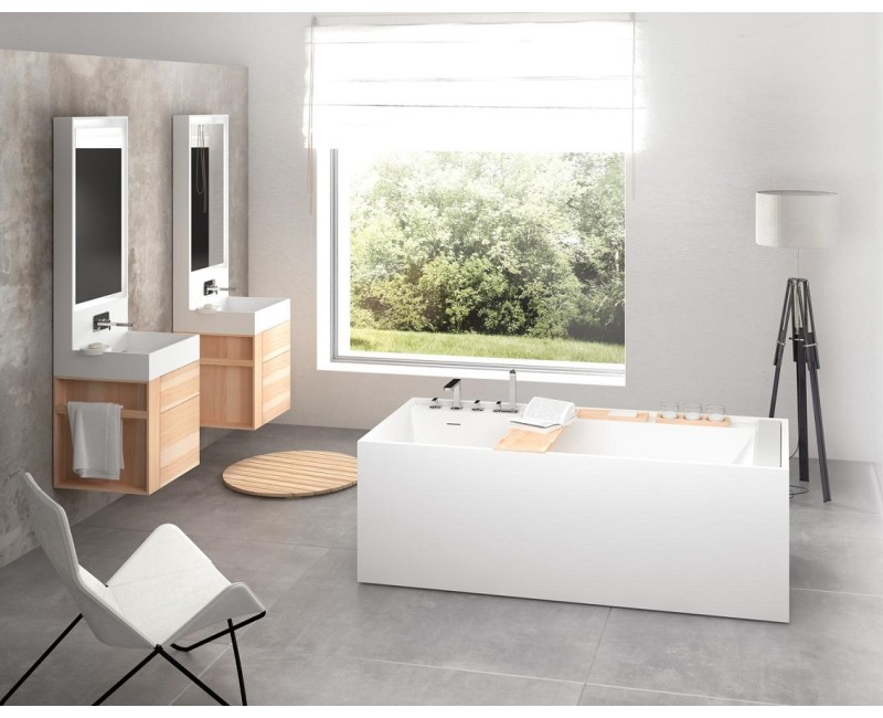 PAA Свободно стоящая ванна INFINITY 1800x800mm, silkstone