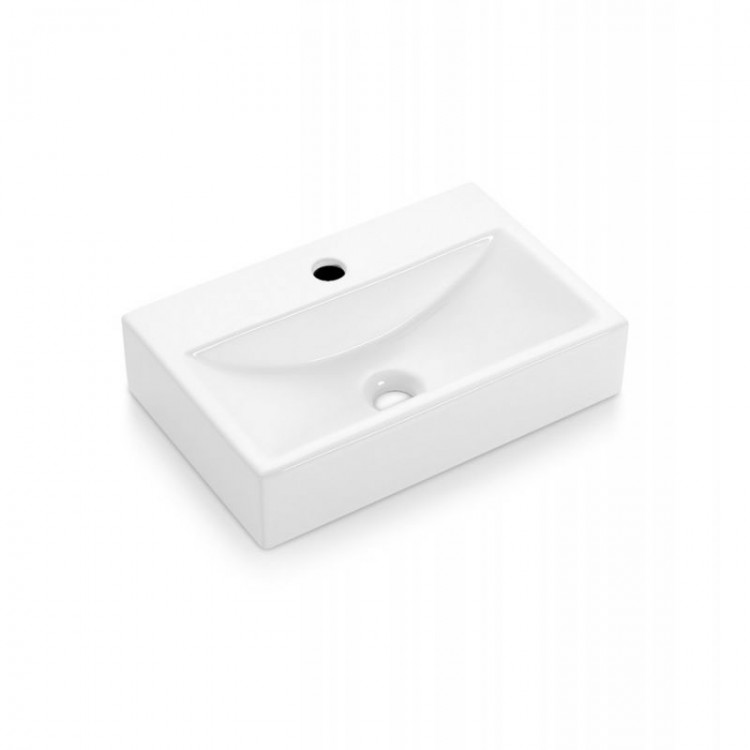 Bathco Vannas istabas izlietne Paris 45x30cm, uzliekamā 4055 Bathco Vannas istabas izlietne Paris 45x30cm, uzliekamā 4055