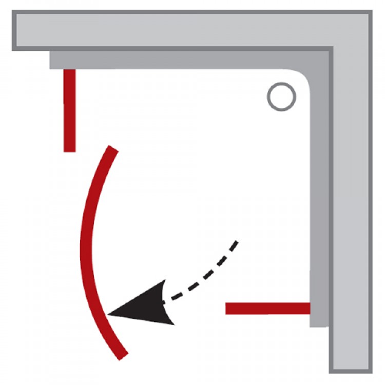 RAVAK PIVOT Pusapaļā dušas kabīne PSKK3 80x80cm, satīns/satīns