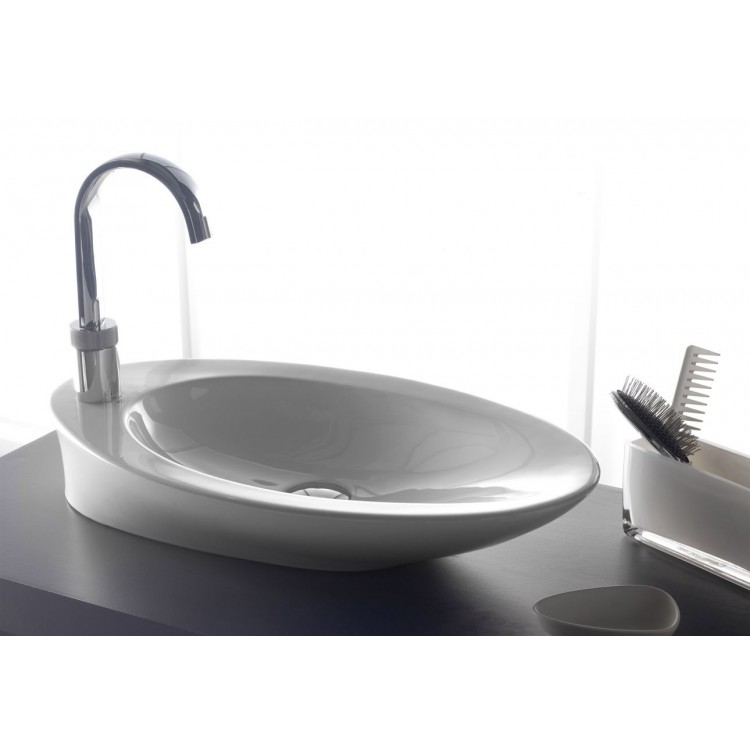 Bathco Vannas istabas izlietne Pure 62x37cm, uzliekamā 4020 Bathco Vannas istabas izlietne Pure 62x37cm, uzliekamā 4020