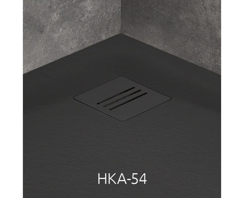 Radaway Dušas paliktnis pusapaļš KYNTOS A 100x100cm, melns