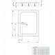 Radaway Душевой поддон прямоуголный LAROS D Compact 100x90, balt Radaway Душевой поддон прямоуголный LAROS D Compact 100x90, balt