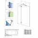 Radaway Vannas sieniņa EUPHORIA PNJ 100 cm Radaway Vannas sieniņa EUPHORIA PNJ 100 cm