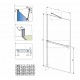 Radaway Vannas sieniņa IDEA PNJ ar dvieļu turētāju 80 cm Radaway Vannas sieniņa IDEA PNJ ar dvieļu turētāju 80 cm