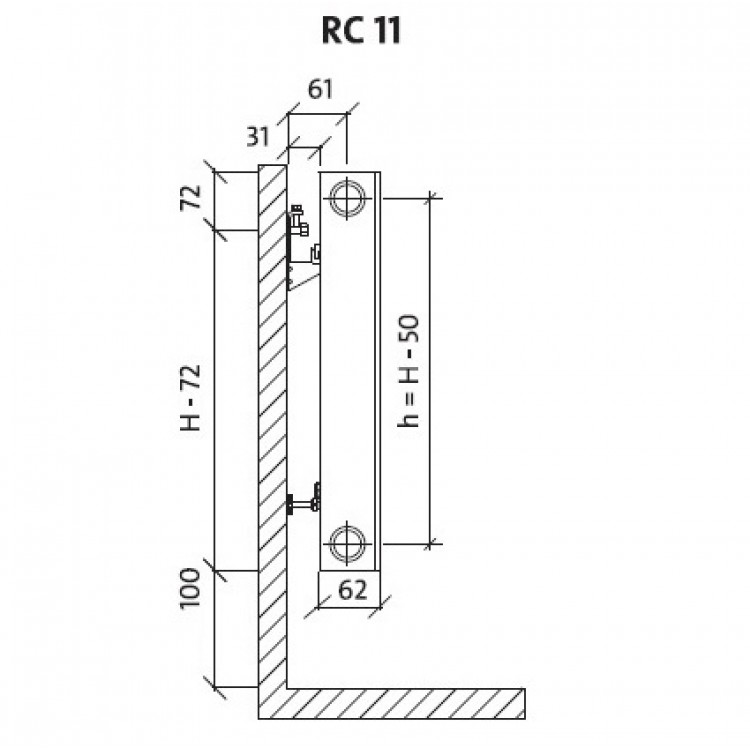 PURMO RAMO Compact radiators 11-300x500 PURMO RAMO Compact radiators 11-300x500