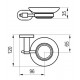 Ravak Chrome Ziepju trauks, hroms CR 200.00