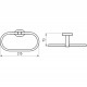 Ravak Chrome Dvieļu turētājs, hroms CR 300.00 Ravak Chrome Dvieļu turētājs, hroms CR 300.00
