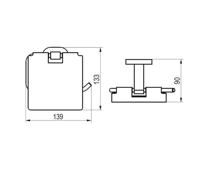Ravak Chrome Держатель туалетной бумаги, хром CR 400.00