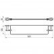 Ravak Chrome Полка 64 см, хром CR 500.00 Ravak Chrome Полка 64 см, хром CR 500.00