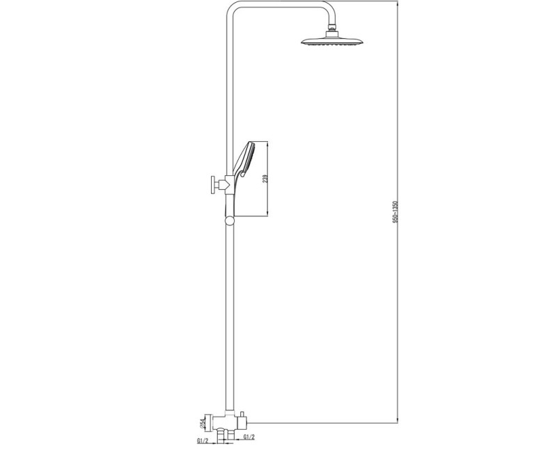 Ravak Dušas komplekts DS 090.00