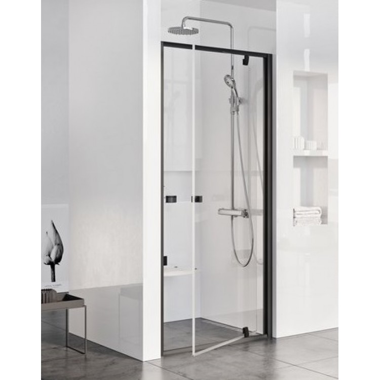 RAVAK Душевые двери PIVOT PDOP1 80cm, чёрный RAVAK Душевые двери PIVOT PDOP1 80cm, чёрный