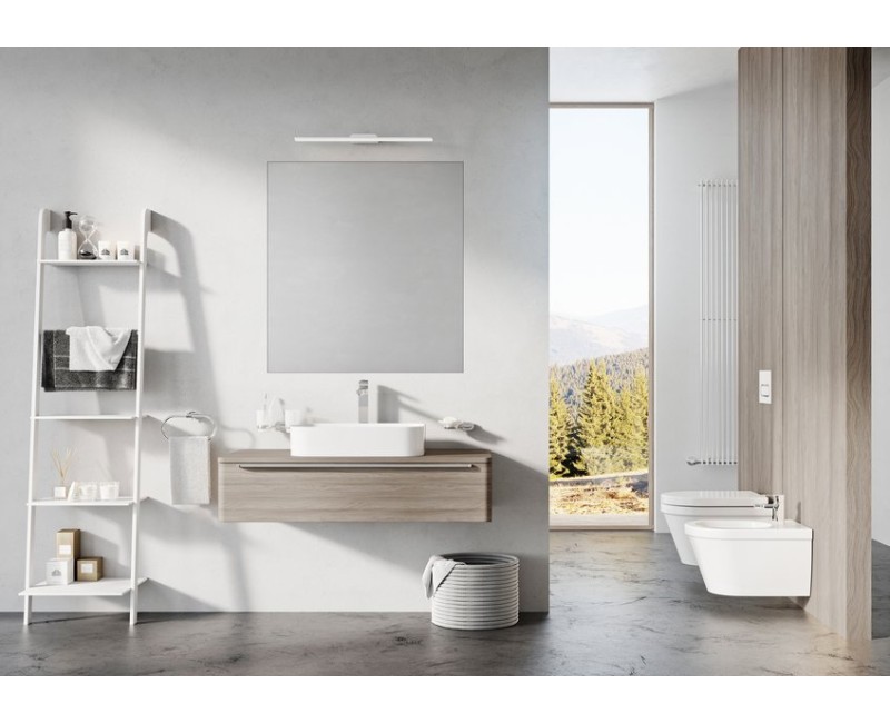 Ravak Ceramic 550 R Slim Vannas istabas izlietne 55x37cm, uzliek