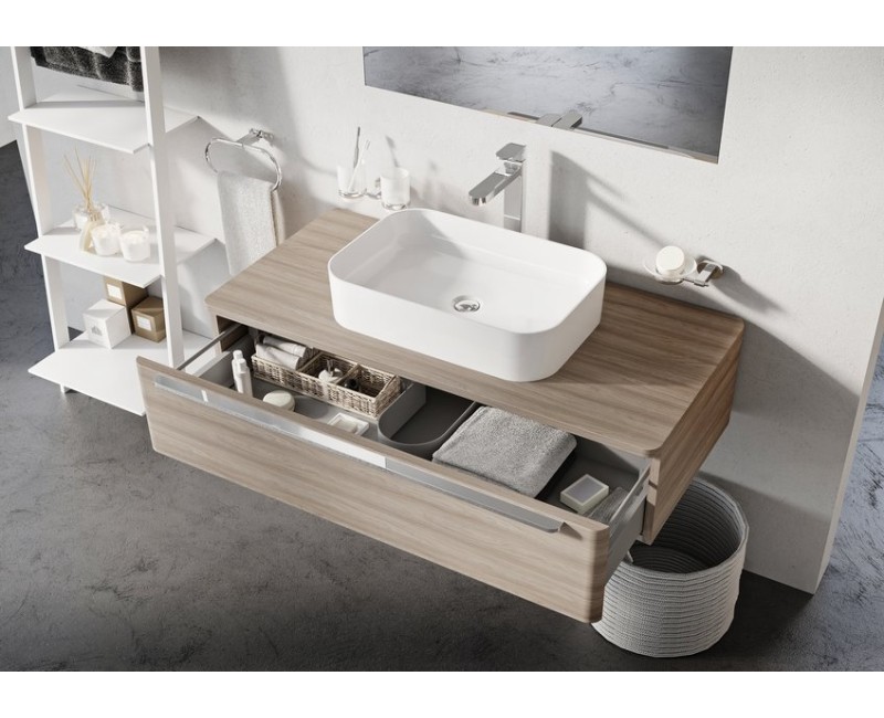 Ravak Ceramic 550 R Slim Vannas istabas izlietne 55x37cm, uzliek