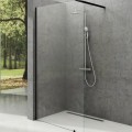 RAVAK Dušas siena Walk In Wall Black 70x200cm, GW9W10300Z1