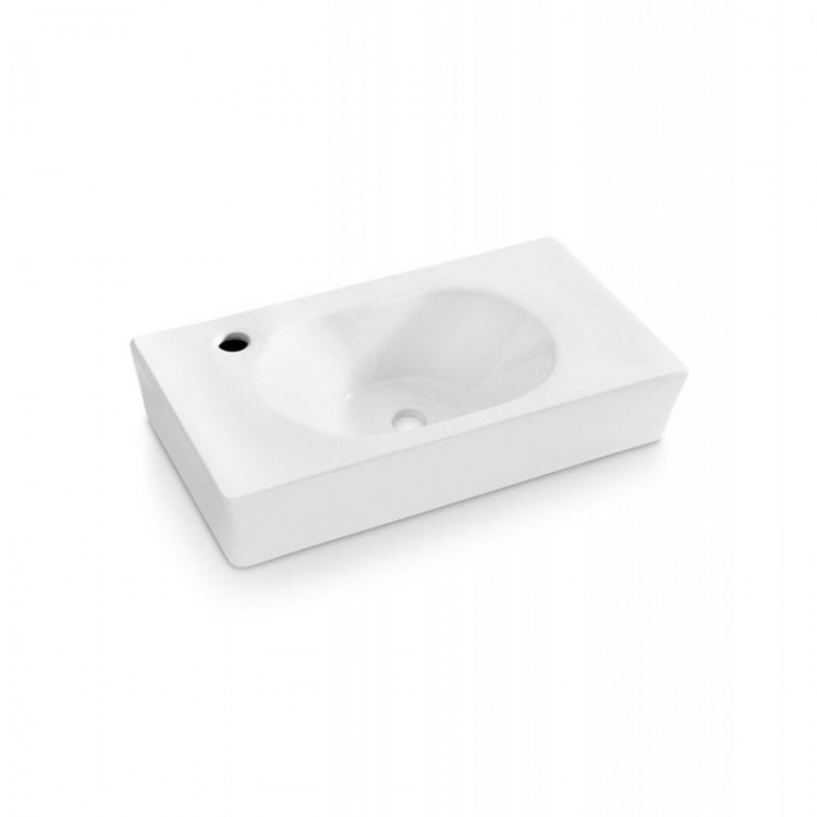 Bathco Vannas istabas izlietne Rimini 62x35cm, uzliekamā 0025 Bathco Vannas istabas izlietne Rimini 62x35cm, uzliekamā 0025