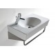 Bathco Vannas istabas izlietne Rimini 62x35cm, uzliekamā 0025 Bathco Vannas istabas izlietne Rimini 62x35cm, uzliekamā 0025