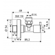 SCHELL Pint Stūra ventīlis 1/2 x 3/8(10), hromēts 053900699 SCHELL Pint Stūra ventīlis 1/2 x 3/8(10), hromēts 053900699