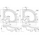 Roth Roltechnik Душевой уголок полукруглый Madison Neo 900x900mm Roth Roltechnik Душевой уголок полукруглый Madison Neo 900x900mm