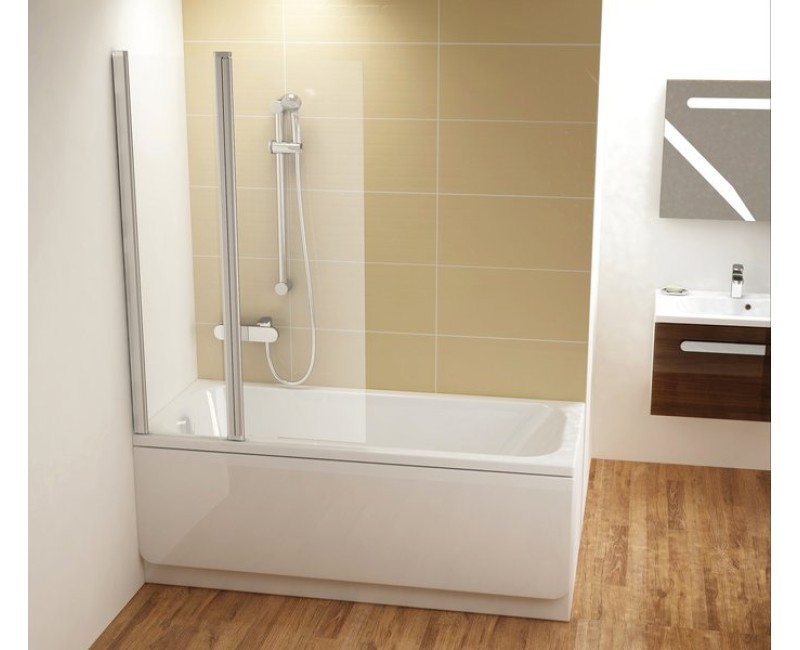 RAVAK Chrome Vannu sieniņa CVS2-100, balts