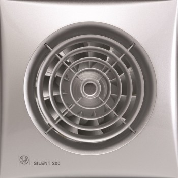 S&P Ventilators Silent Silver 200CRZ, регулируемый таймер, 02012