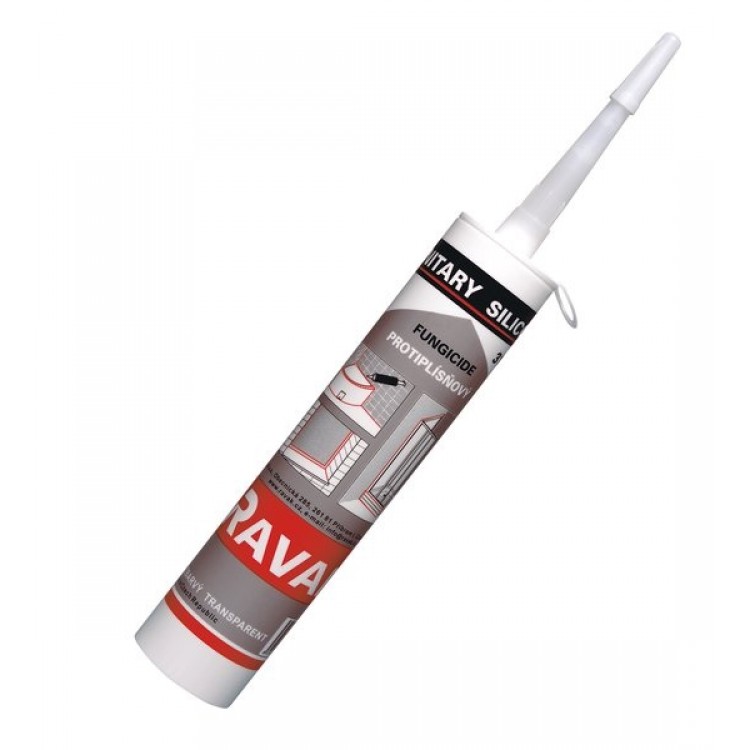 RAVAK Silikona hermētiķis 310 ml, caurspīdīgs X01201 RAVAK Silikona hermētiķis 310 ml, caurspīdīgs X01201