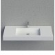 Vispool Akmens masas izlietne F-1000 100x45 cm, balta Vispool Akmens masas izlietne F-1000 100x45 cm, balta
