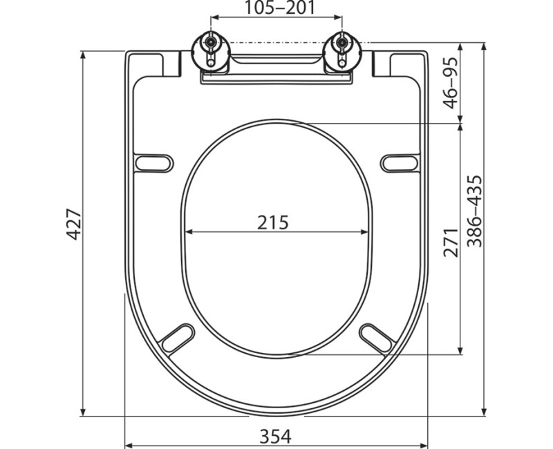 Ravak Uni Chrome 02A Сиденье для унитаза Soft Close, X01549