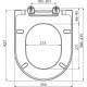 Ravak Uni Chrome 02A WC Soft Close poda vāks, X01549 Ravak Uni Chrome 02A WC Soft Close poda vāks, X01549