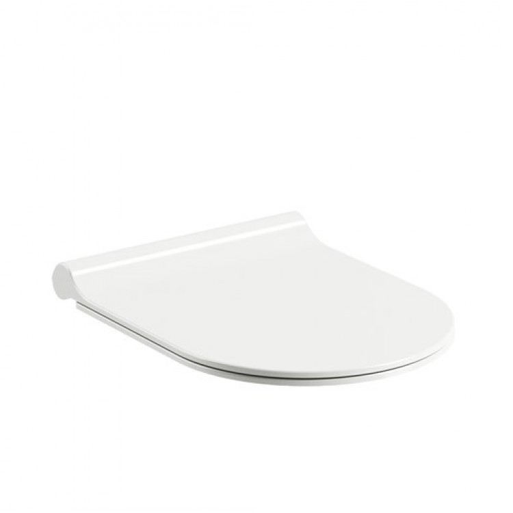 Ravak Uni Chrome Slim WC Soft Close poda vāks, balts X01550 Ravak Uni Chrome Slim WC Soft Close poda vāks, balts X01550
