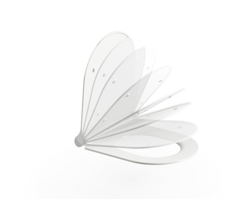 Ravak Uni Chrome Slim Сиденье для унитаза Soft Close, белый X015