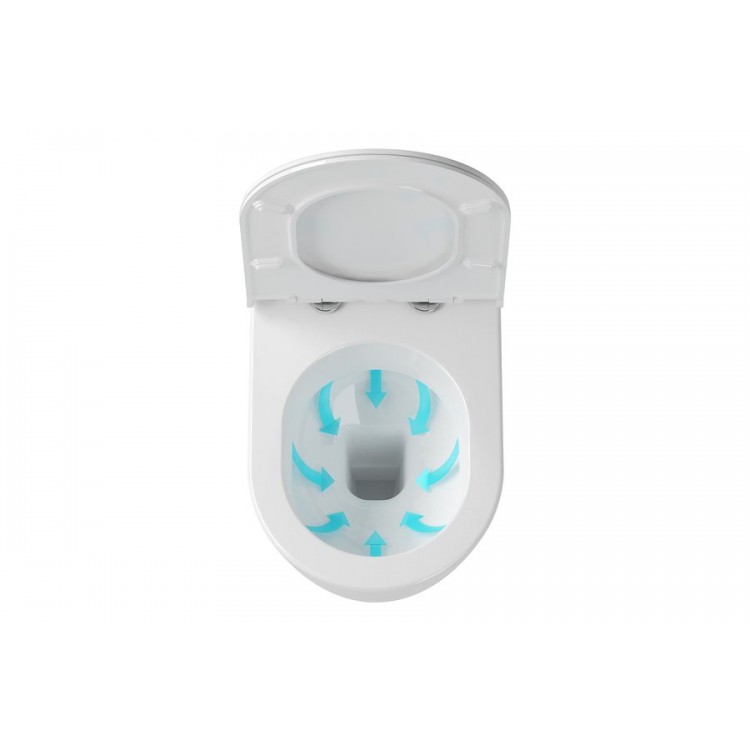 Ravak Uni Chrome Piekaramais WC pods, balts X01516 Ravak Uni Chrome Piekaramais WC pods, balts X01516