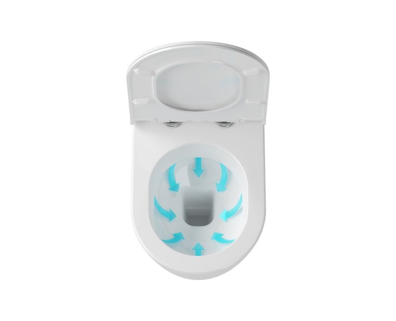 Ravak Uni Chrome WC Подвесной унитаз, белый X01516