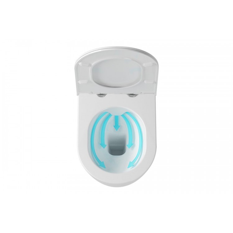 Ravak Uni Chrome RimOff WC Подвесной унитаз, белый X01535 Ravak Uni Chrome RimOff WC Подвесной унитаз, белый X01535