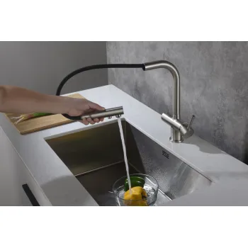 BLUE WATER APALA Virtuves jaucējkrāns filtrētam ūdenim ar izvelakmu izteku, APALA-NT